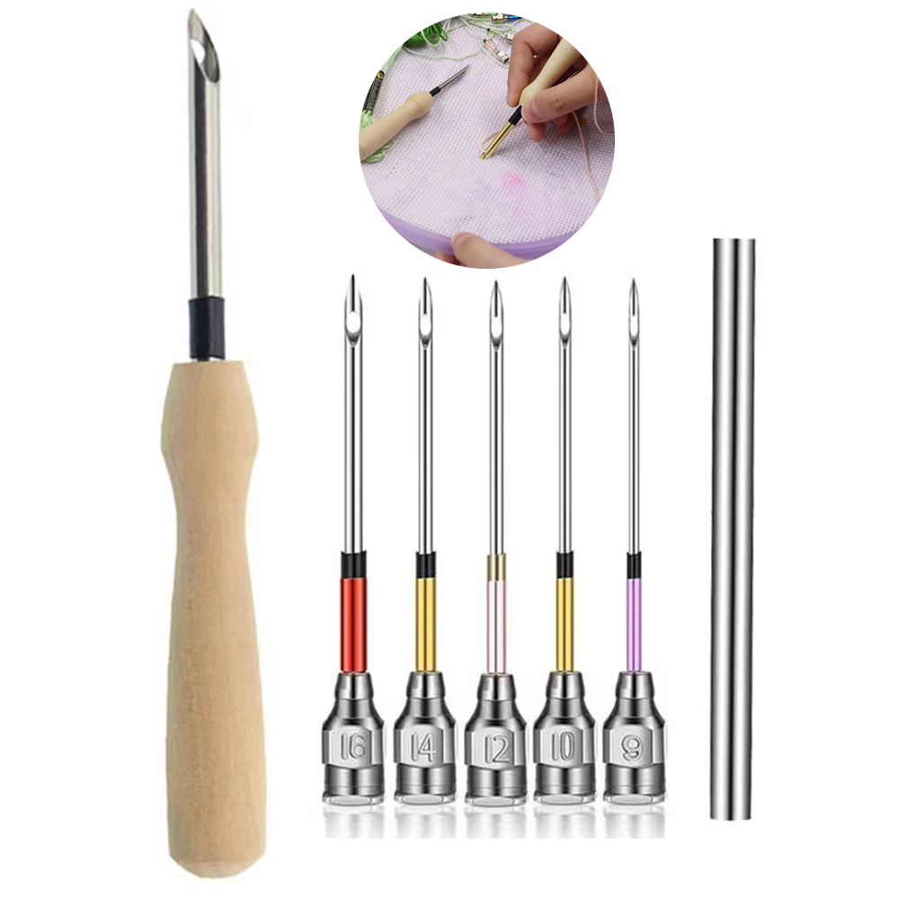 Embroidery Hoop Kit - 1set Punch Needle Tool Kit Embroidery