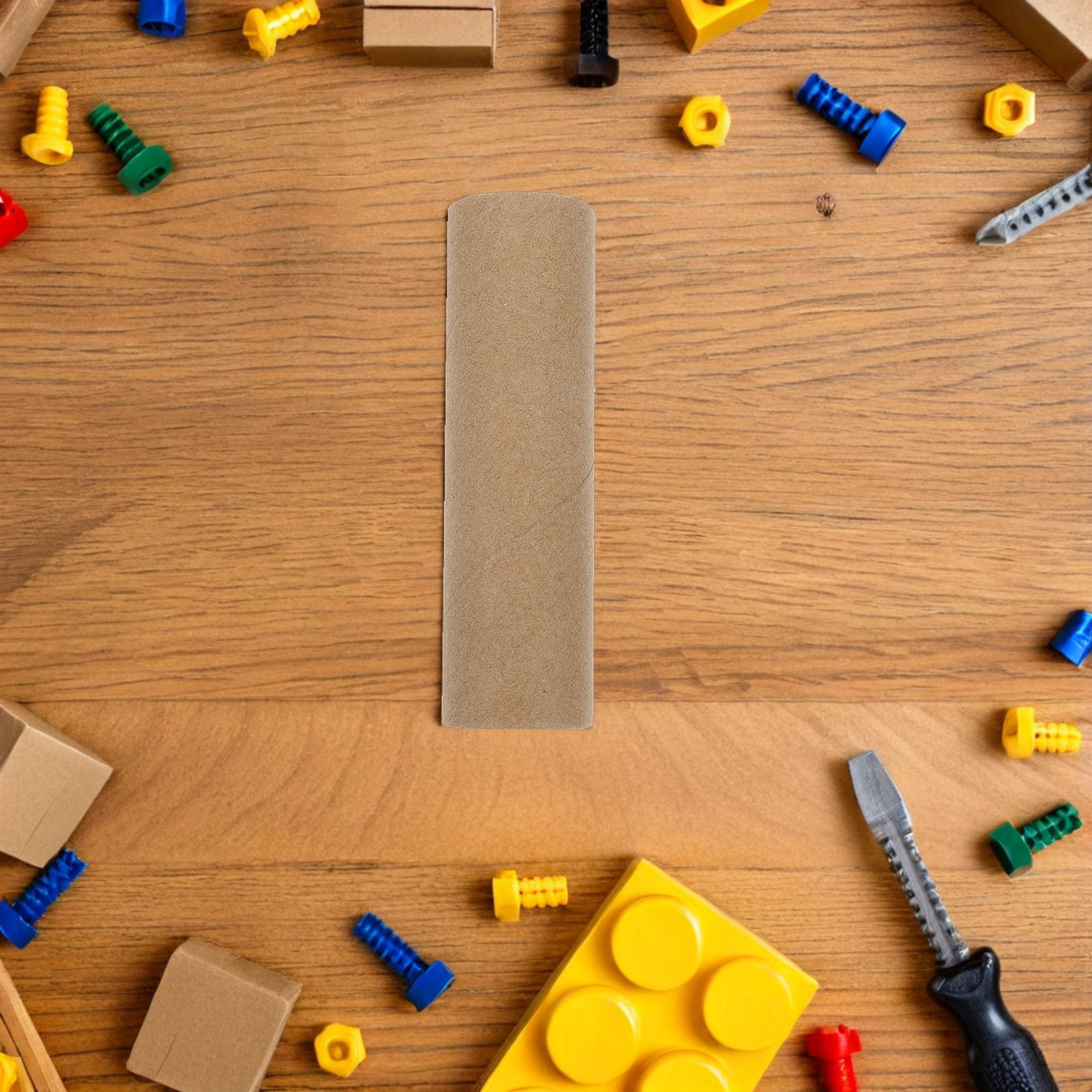 Art Craft School - 15Pcs Kraft Paper Tubes Round Cardboard