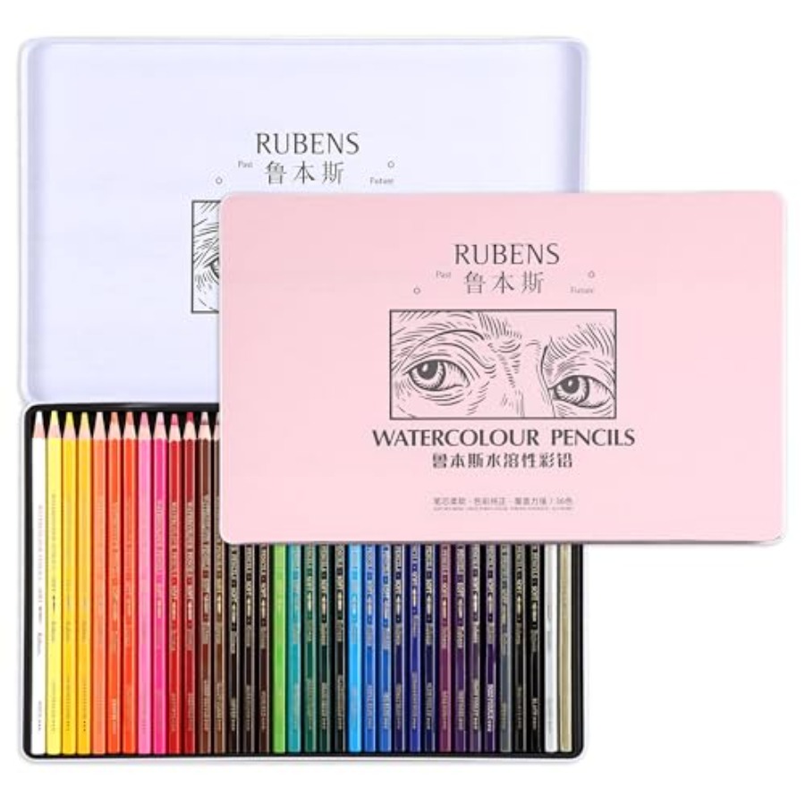 Colored Pencil Professional - Watercolor Pencils Sets, 36 Counts Soft