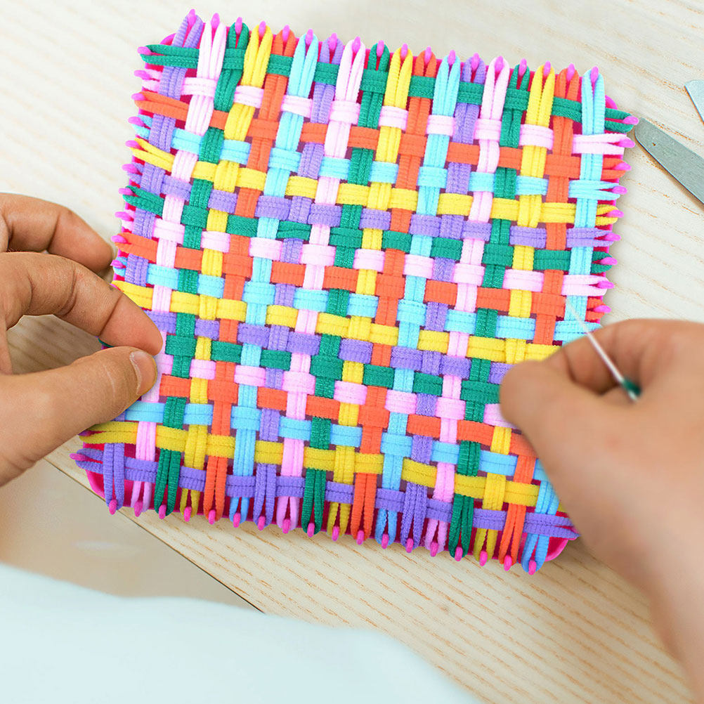 Art Craft Kits For Kids - 96Pcs Loom Loops for Potholders Elastic
