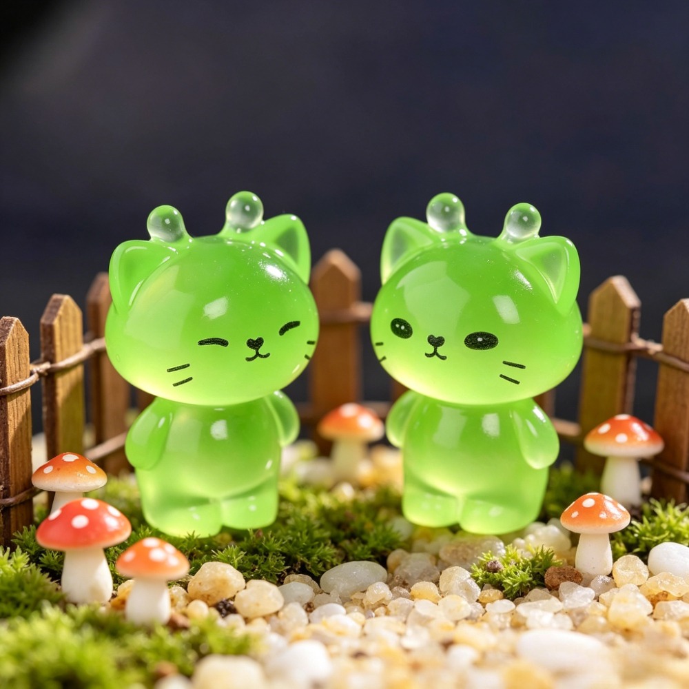 Art Craft Cat - 40PCS Random Cute Alien Cat Resin