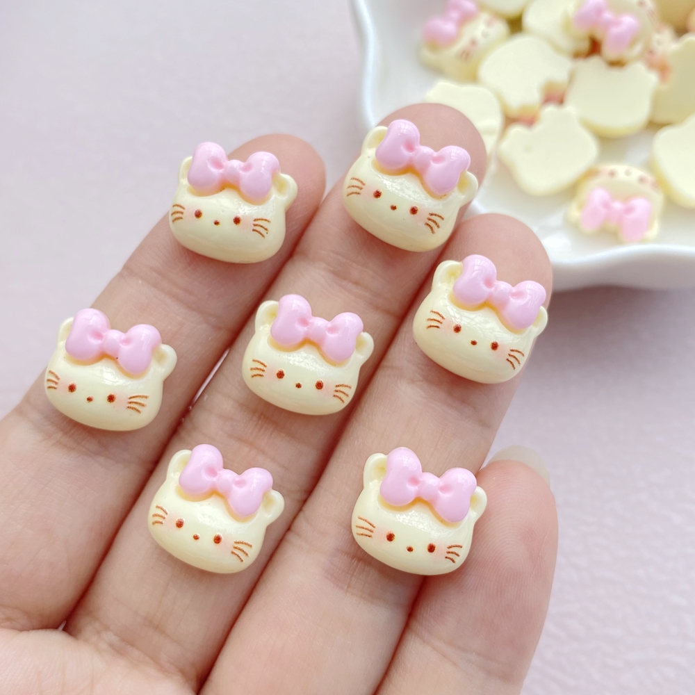 Art Craft Cat - 20Pcs Mixed Nail Art Resin Cartoon