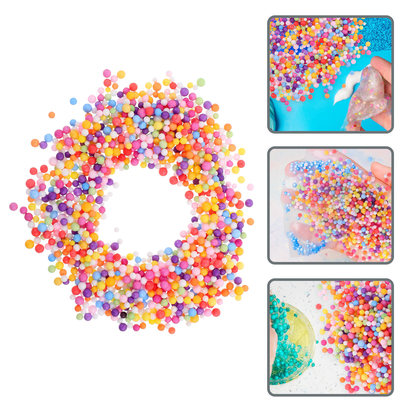 Art Craft School - 3G Pack Bright Foam Pellets for