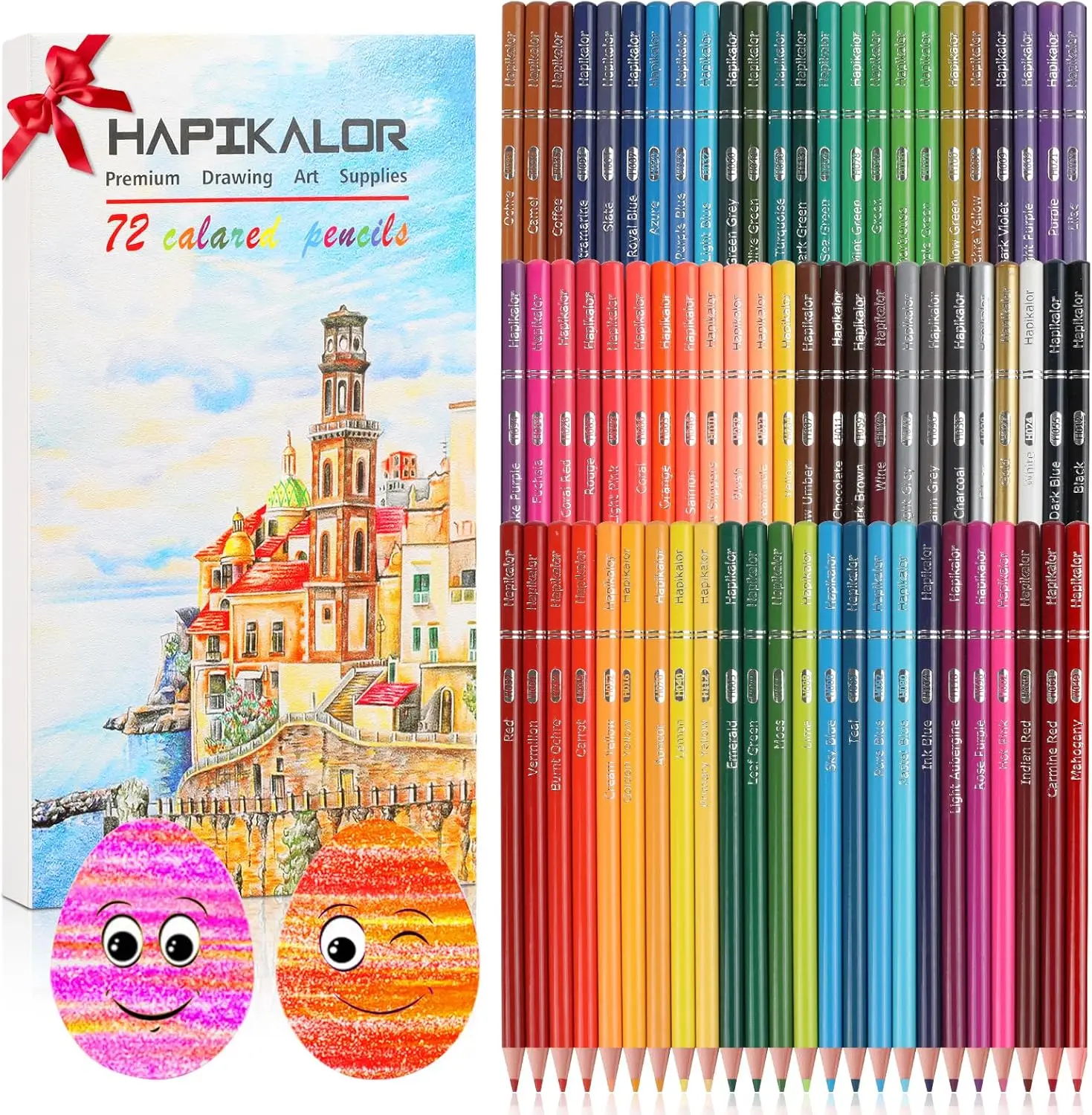 Colored Pencil Professional - 72 Vibrant Colored Pencils For Adult