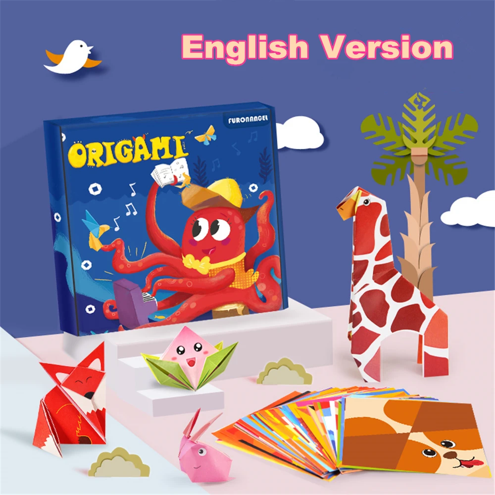 Art Craft 5 Year Old - 54/108Pcs Montessori Toys Cartoon Animal Origami