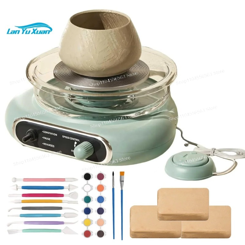 Art Craft Kits For Kids - DIY Electric Mini Pottery Wheel Craft
