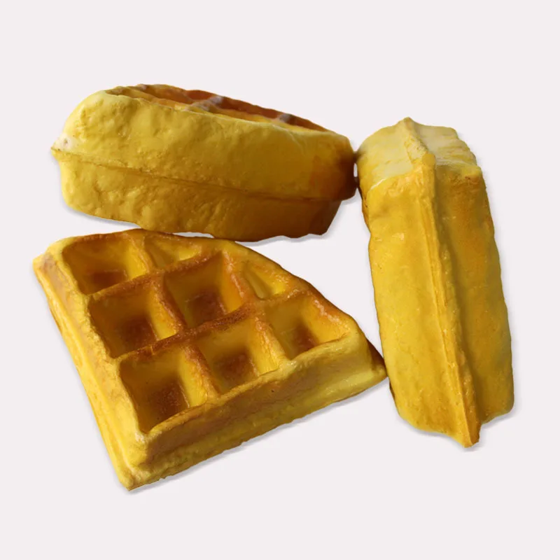 Art And Craft Photos - Artificial Cute Waffle Cookie PU Flatback