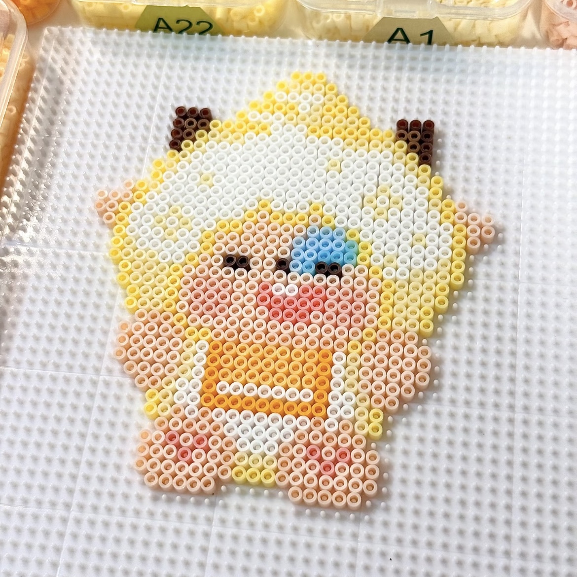 Art Craft 5 Year Old - Pixel Art 3D Bead Crafts |