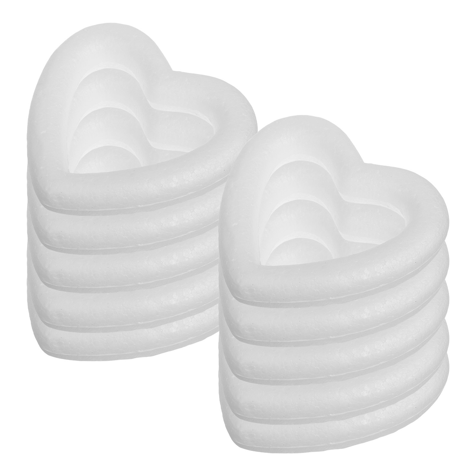 Art Craft Room - 10Pcs Heart Foam Wreath Form Ideal