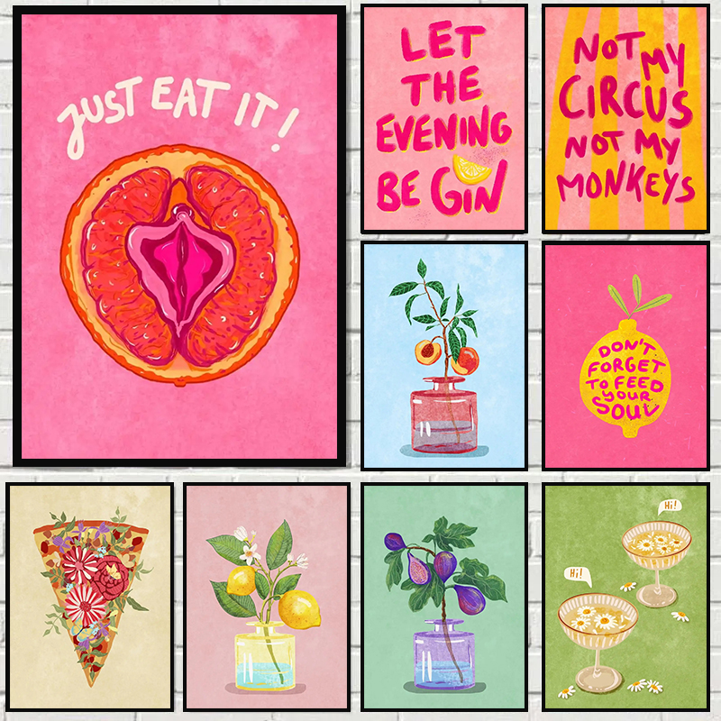 Art Craft Vase - Just Eat It Food Drinks Posters