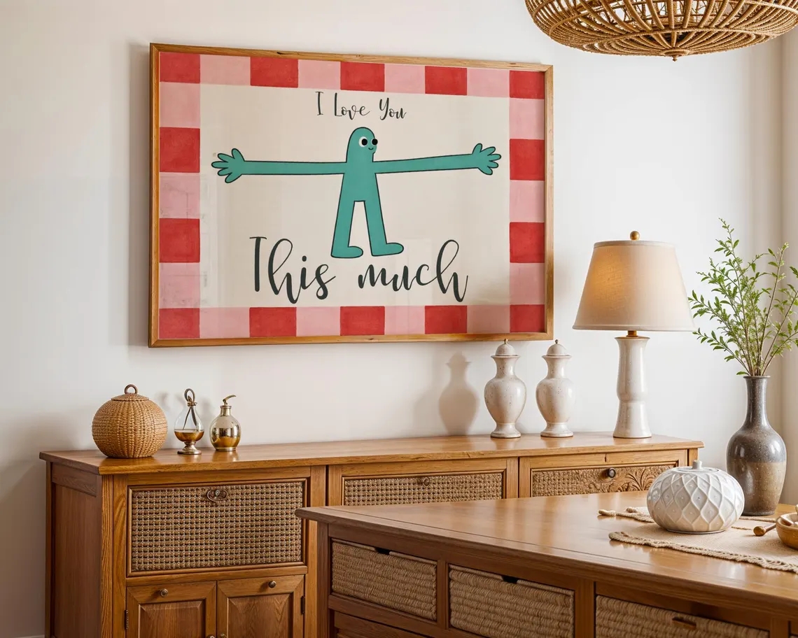 Art Craft Love - I Love You This Much Wall
