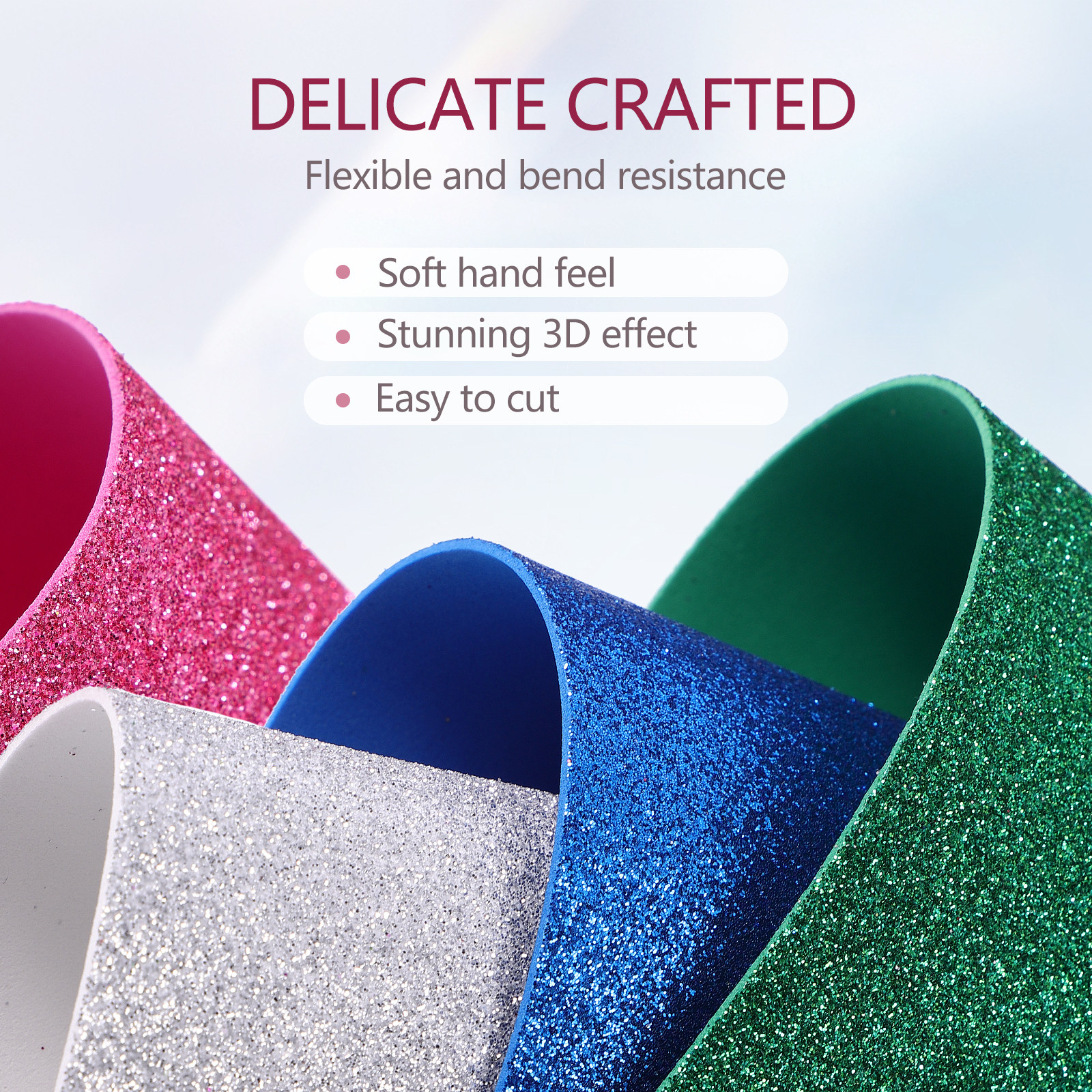 10Pcs Bright Eva Craft Sheets  - Art Craft School recension och pris