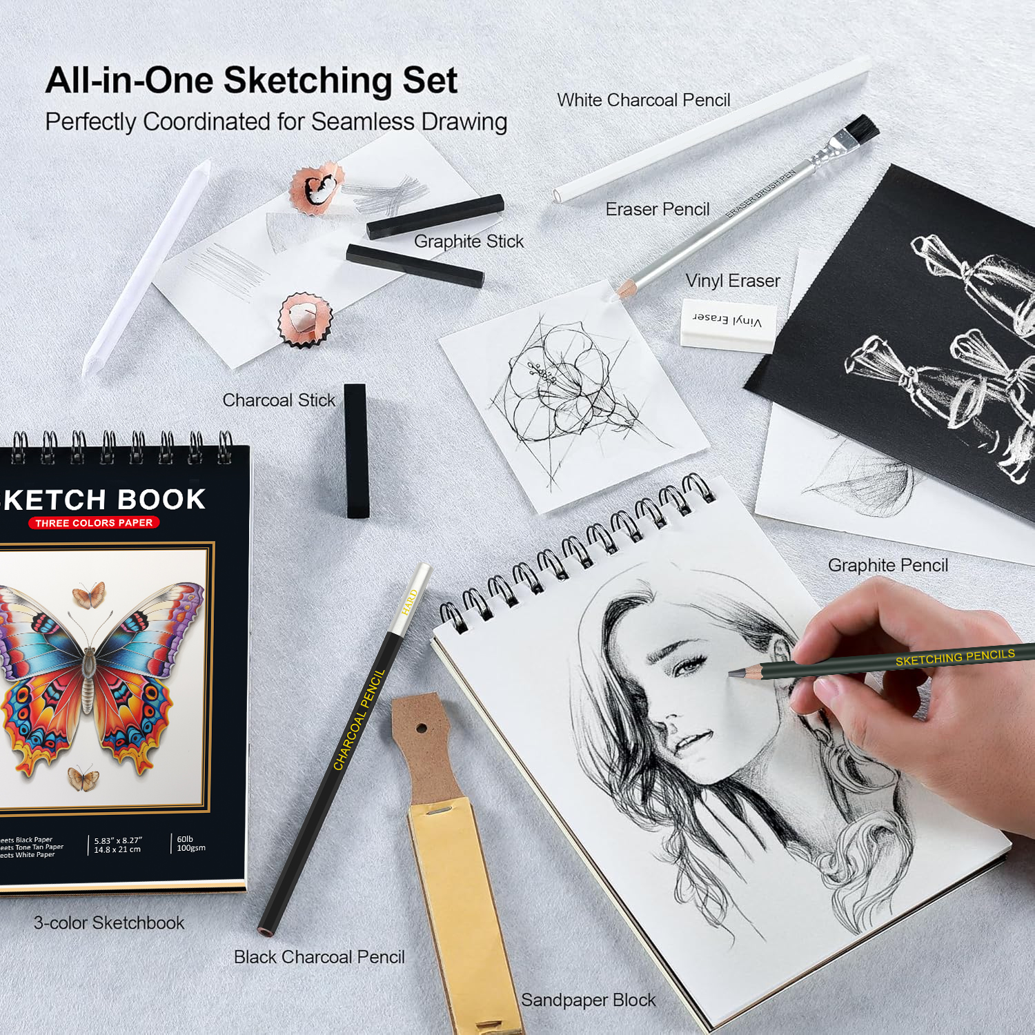 12/20/29/44/68/75 pcs Drawing  - Colored Pencil Professional recension och pris