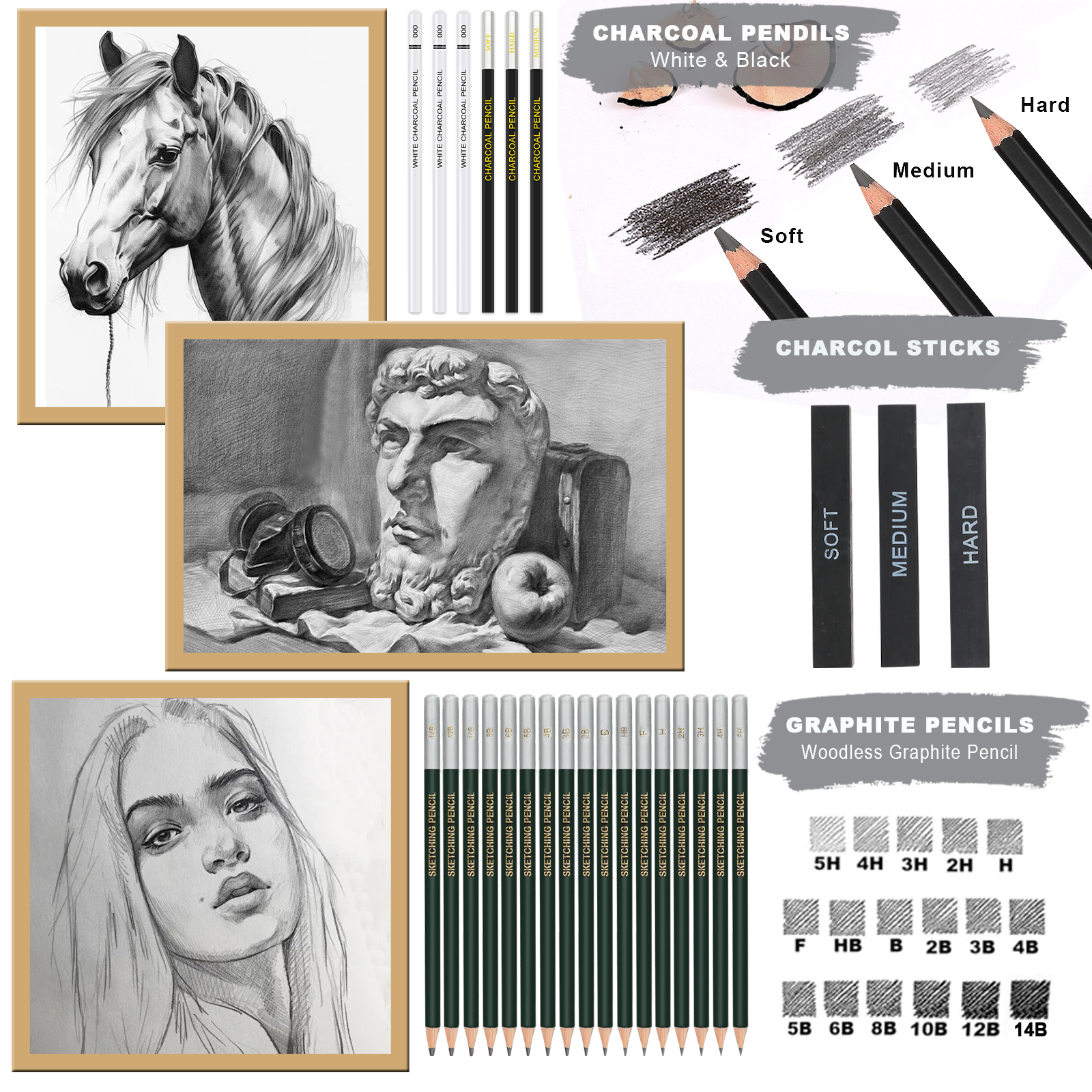 12/20/29/44/68/75 pcs Drawing  - Colored Pencil Professional recension och pris