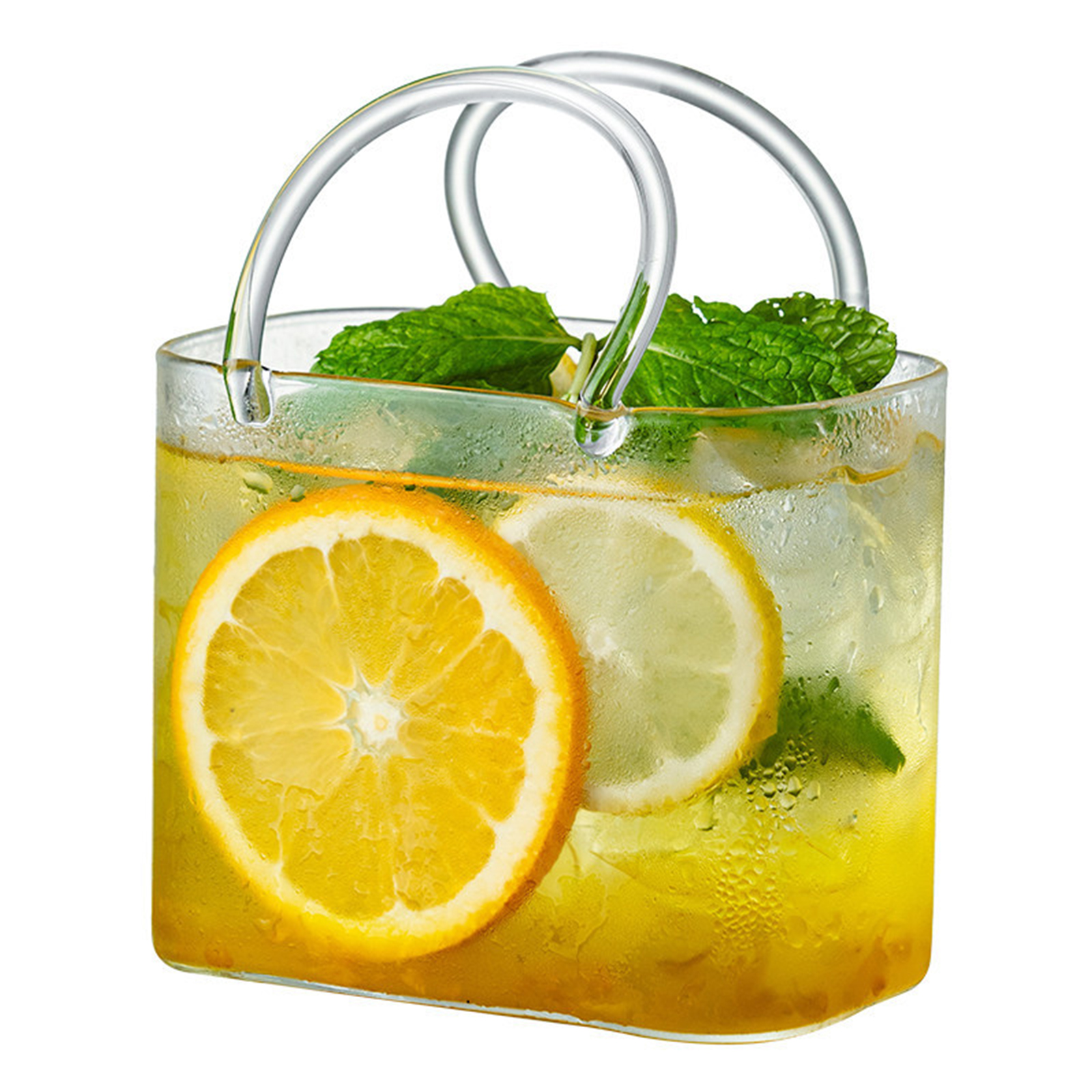 Glass Purse with Glass Straw C - Art Craft Vase recension och pris