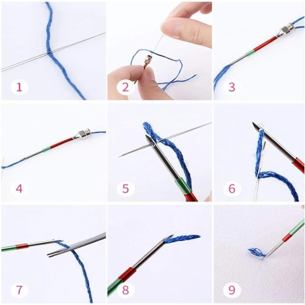 1set Punch Needle Tool Kit Emb - Embroidery Hoop Kit recension och pris