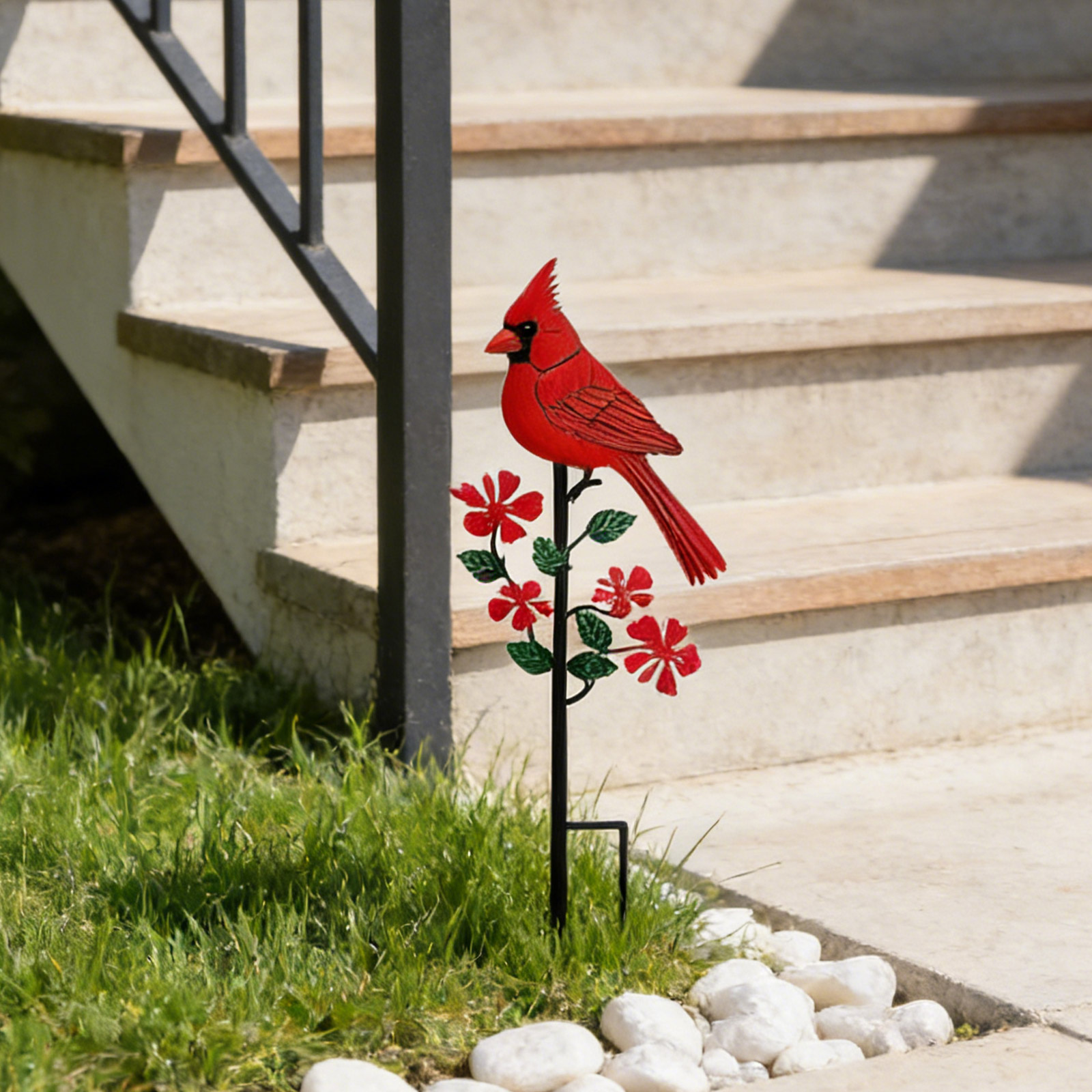 2D Flat Red Bird Design Garden - Art And Craft Photos recension och pris