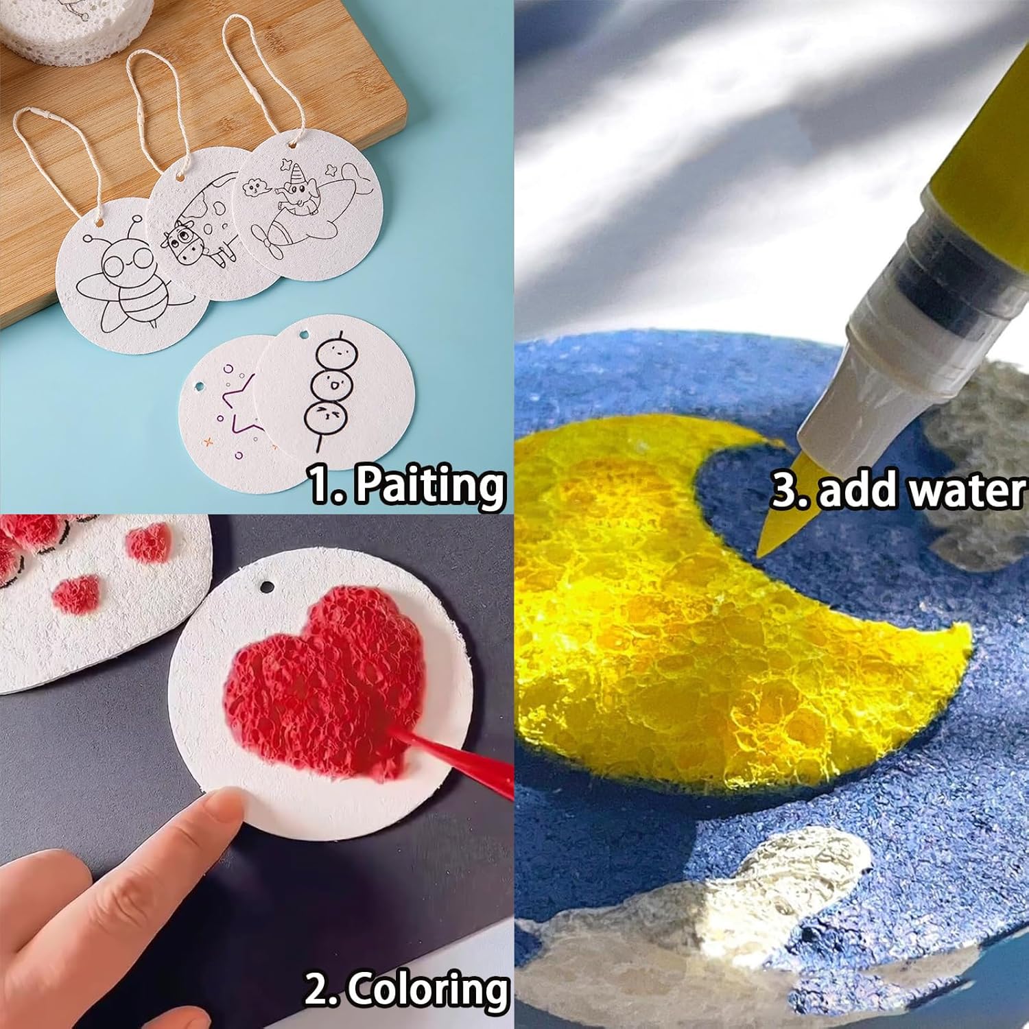 3D Puffy Foam Texture Painting - Art Craft Paper recension och pris