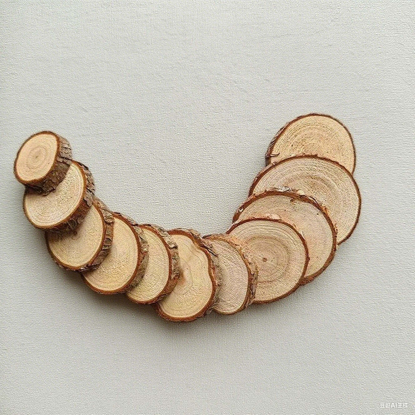 1-30Pcs Natural Pine Wood Slic - Art And Craft Photos recension och pris