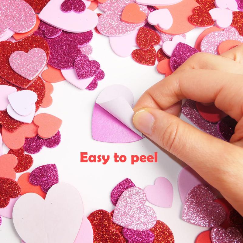50pcs Love Heart Self Adhesive - Art Craft Love recension och pris
