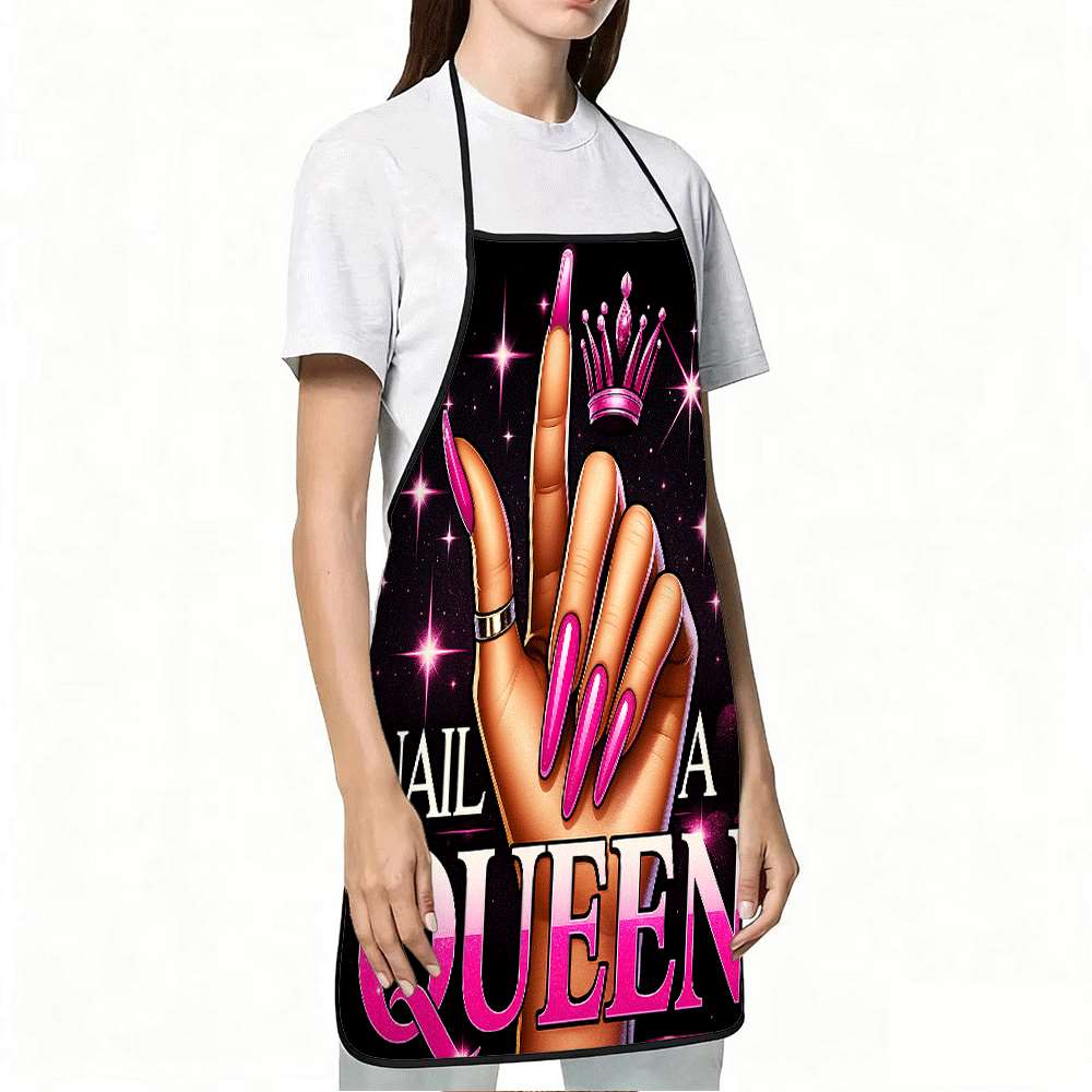 1 Trendy Nail Art-Themed Apron - Queen Art Craft recension och pris
