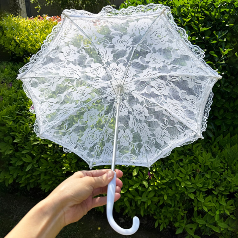 1PC Mini Wedding Lace Parasol, - Art Craft Umbrella recension och pris