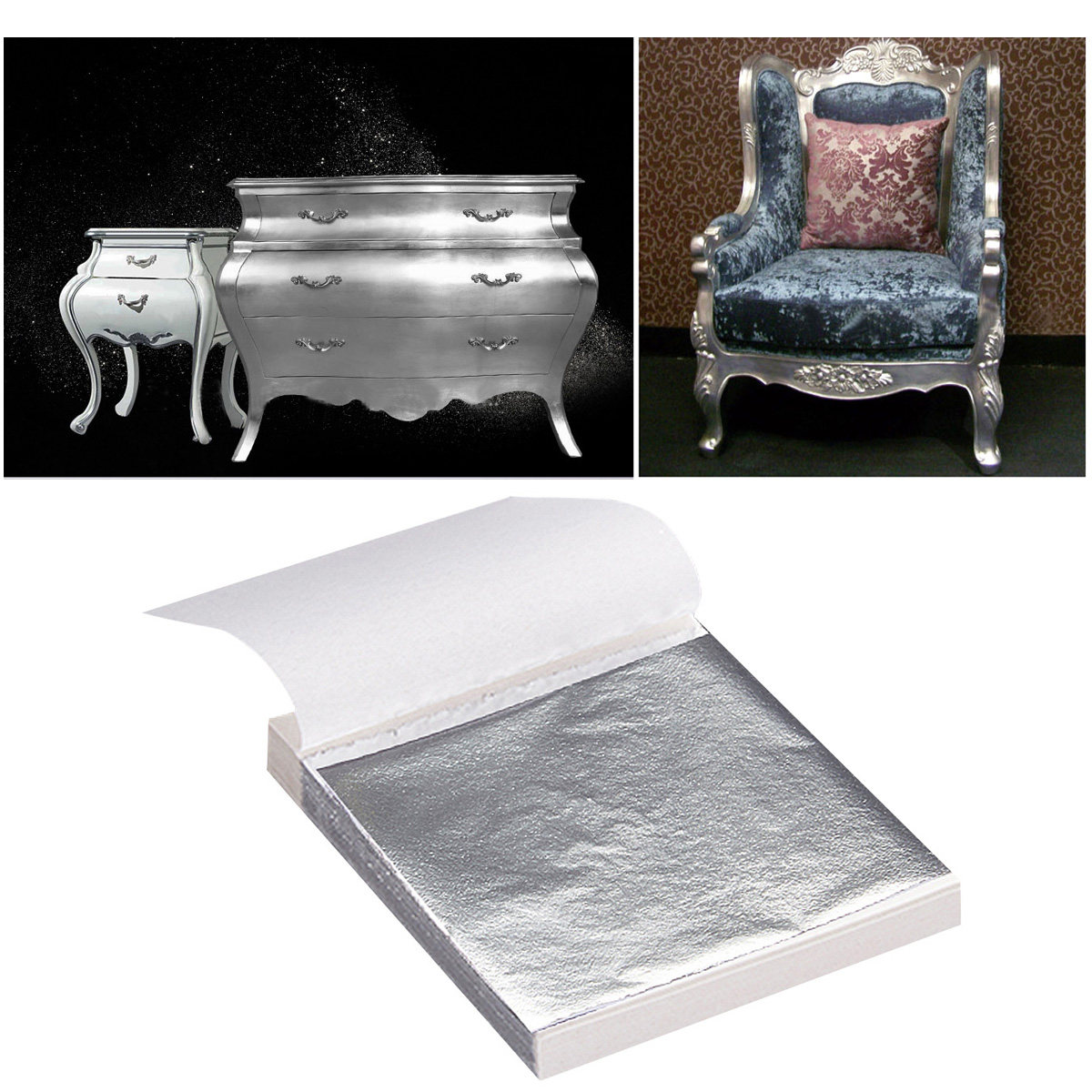 100 Sheets 9x9cm Imitation Sil - Art Craft Paper recension och pris