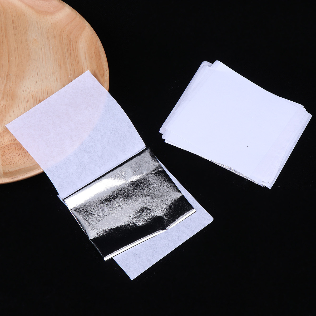 100 Sheets 9x9cm Imitation Sil - Art Craft Paper recension och pris