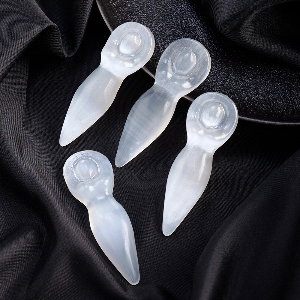 1pc Natural Crystal White Sele - Queen Art Craft recension och pris