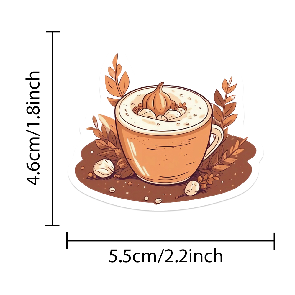 50PCS Cute Autumn Fall Sticker - Art And Craft Autumn recension och pris