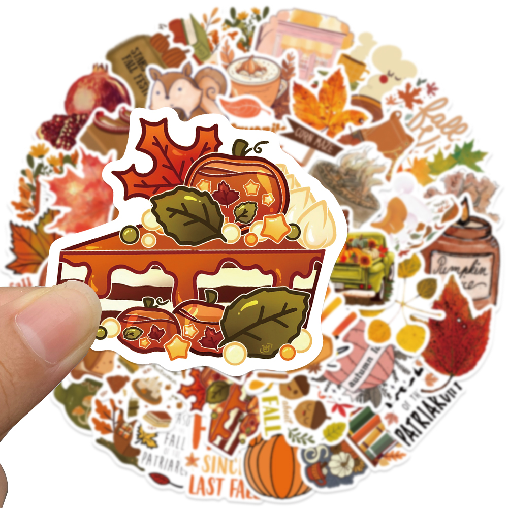 50PCS Cute Autumn Fall Sticker - Art And Craft Autumn recension och pris