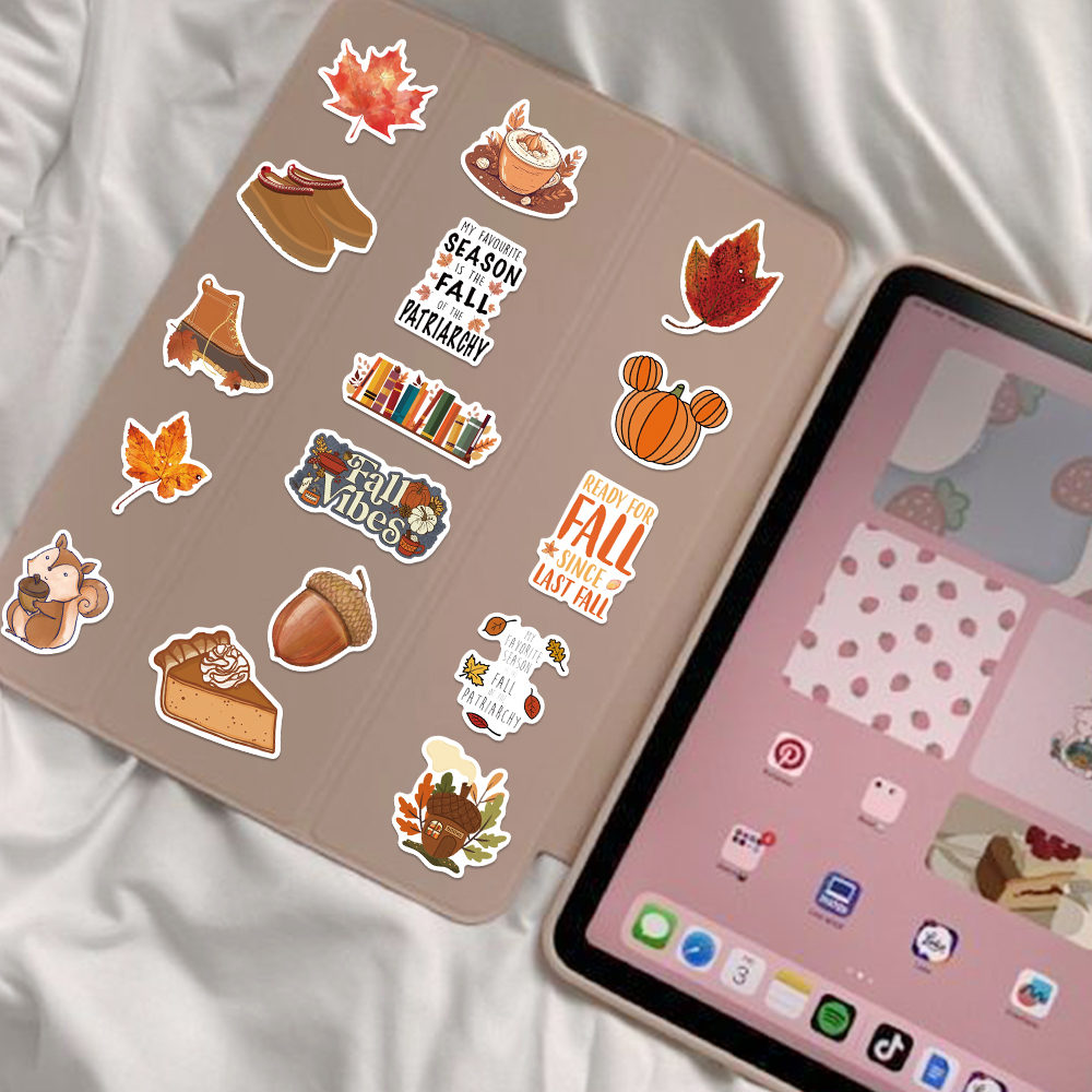 50PCS Cute Autumn Fall Sticker - Art And Craft Autumn recension och pris