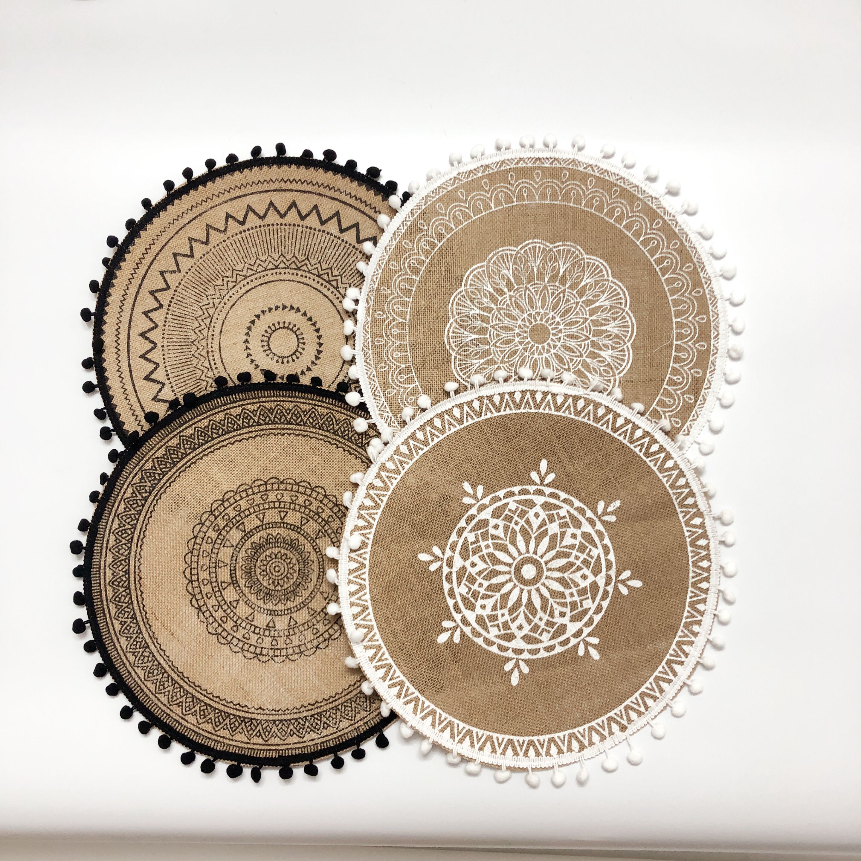 4pcs/6pcs Natural Vintage Jute - Art Craft Vase recension och pris
