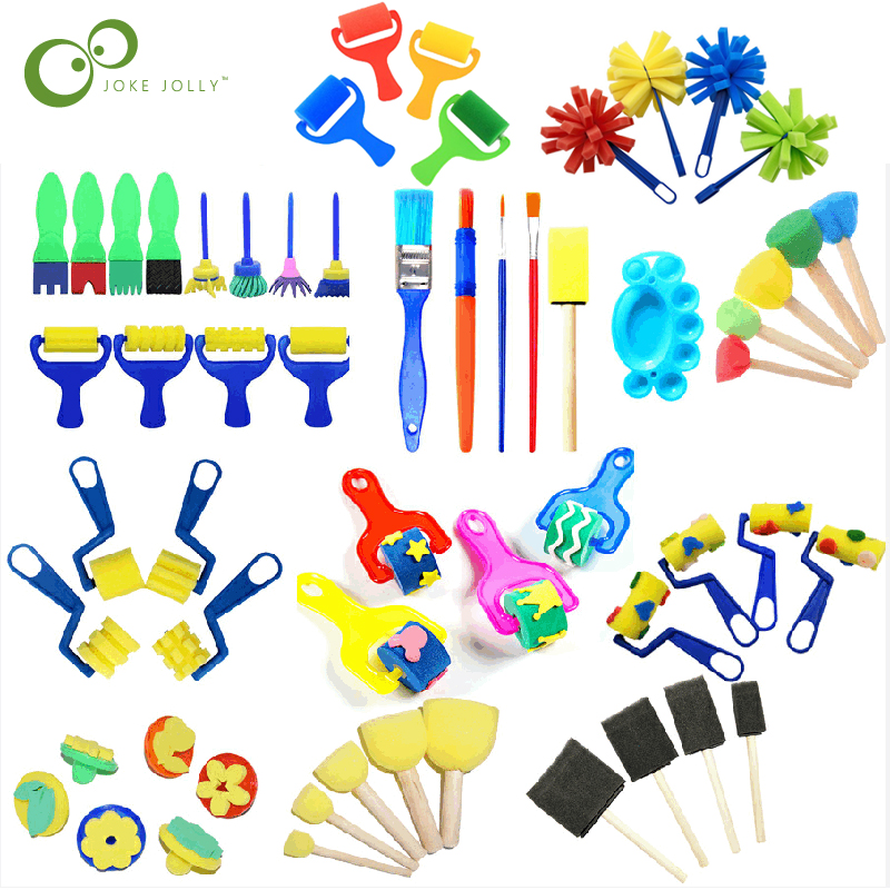 Children Toddler Sponge Stamp  - Art Craft 5 Year Old recension och pris