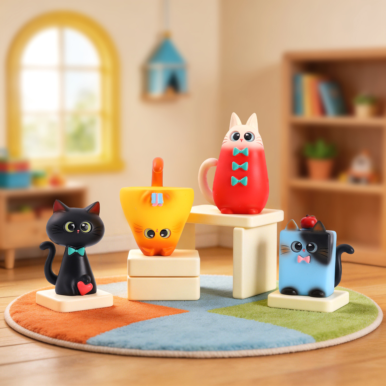 Blind Box Cat Figurine Resin C - Art Craft Room recension och pris