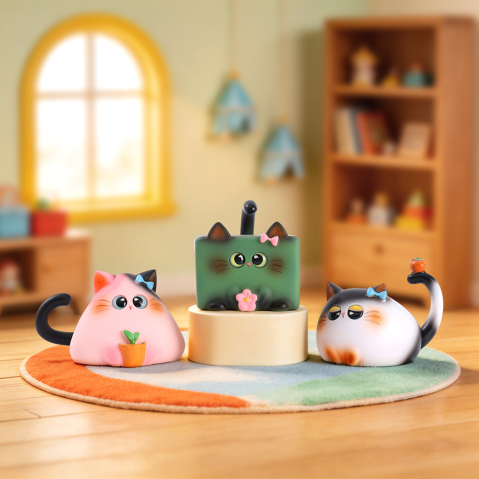 Blind Box Cat Figurine Resin C - Art Craft Room recension och pris