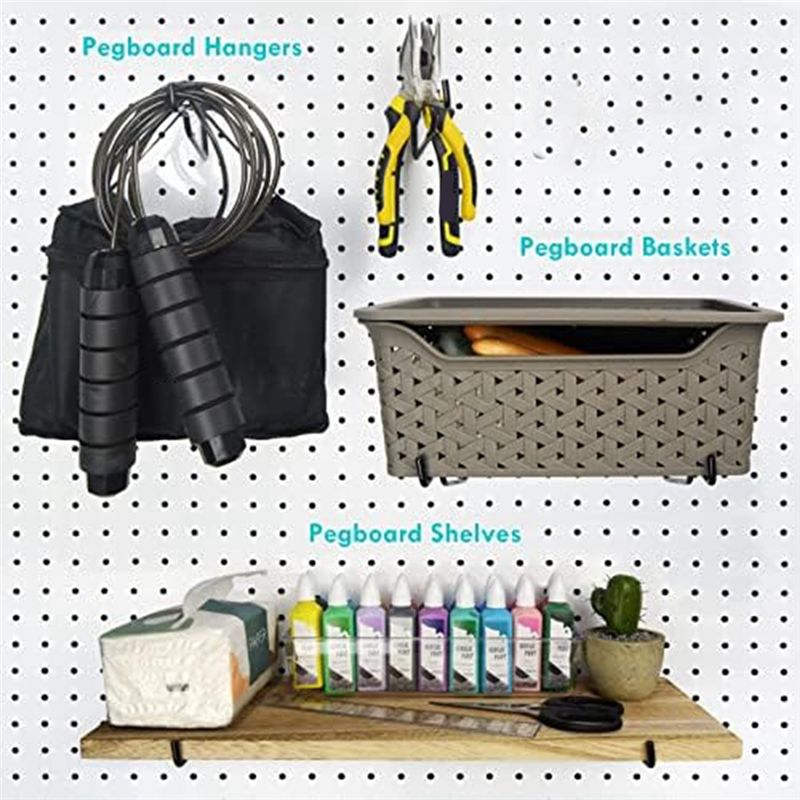 75STO-Peg Board Shelf Hooks, 8 - Art Craft Room recension och pris