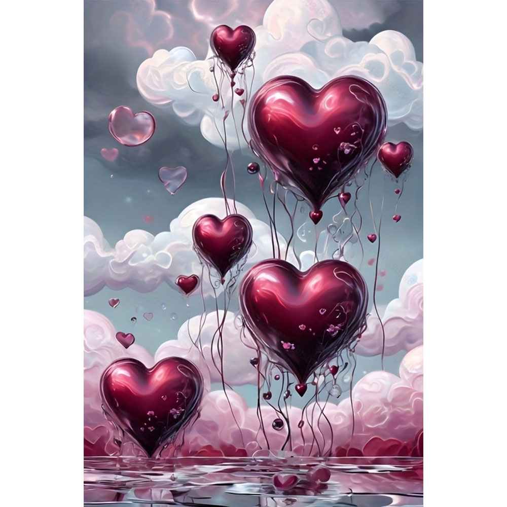 Red Love Balloon Diamond Paint - Art Craft Love recension och pris