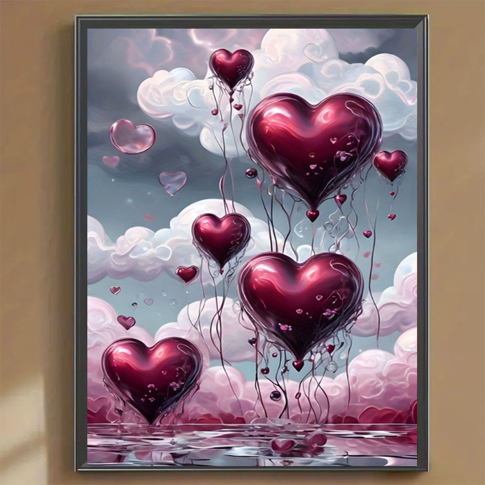 Red Love Balloon Diamond Paint - Art Craft Love recension och pris