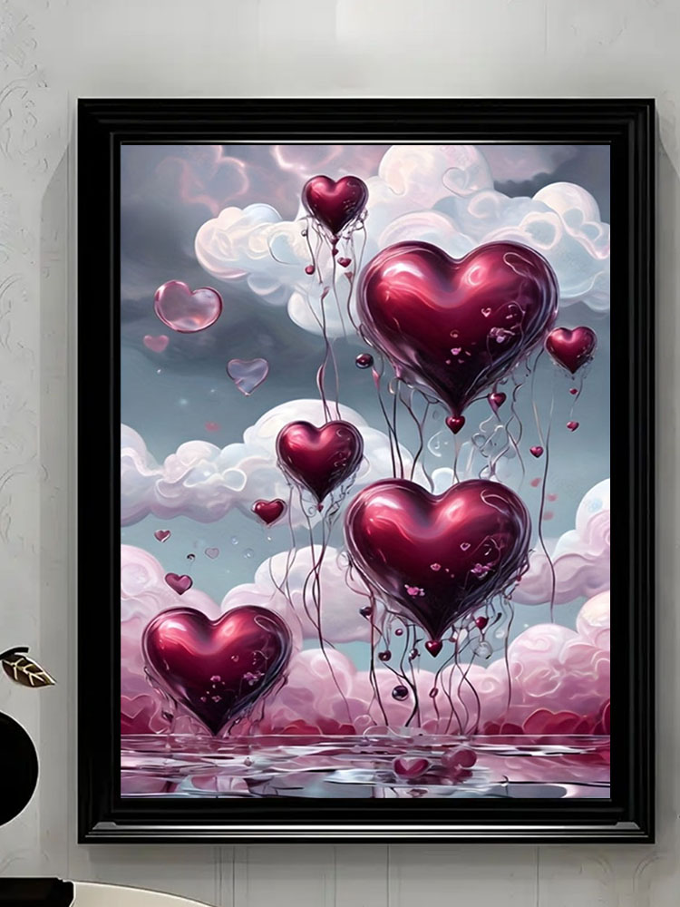 Red Love Balloon Diamond Paint - Art Craft Love recension och pris