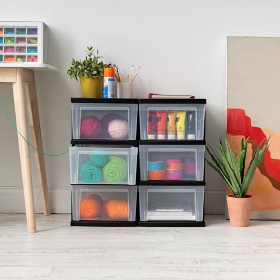Plastic Drawer Storage Organiz - Art Craft Room recension och pris