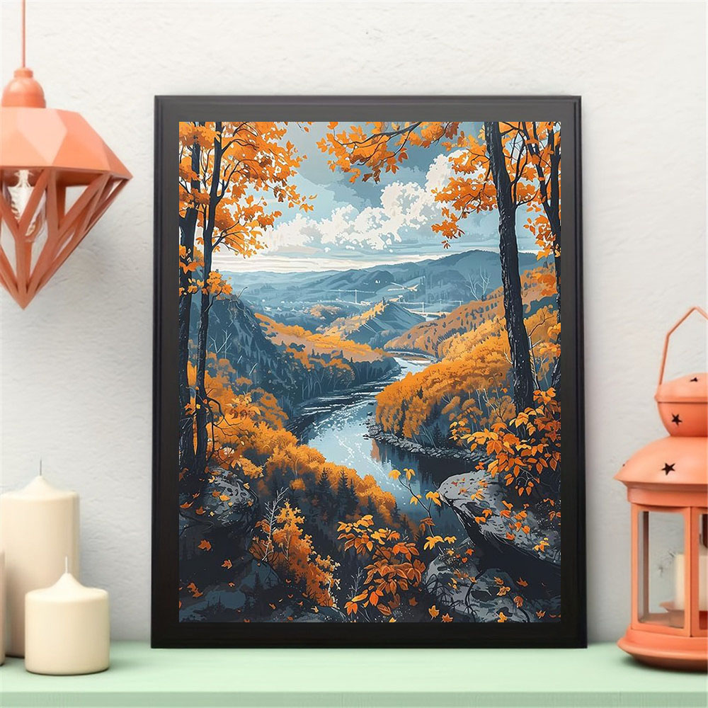 HUACAN Field Mountain Cross Po - Art And Craft Autumn recension och pris