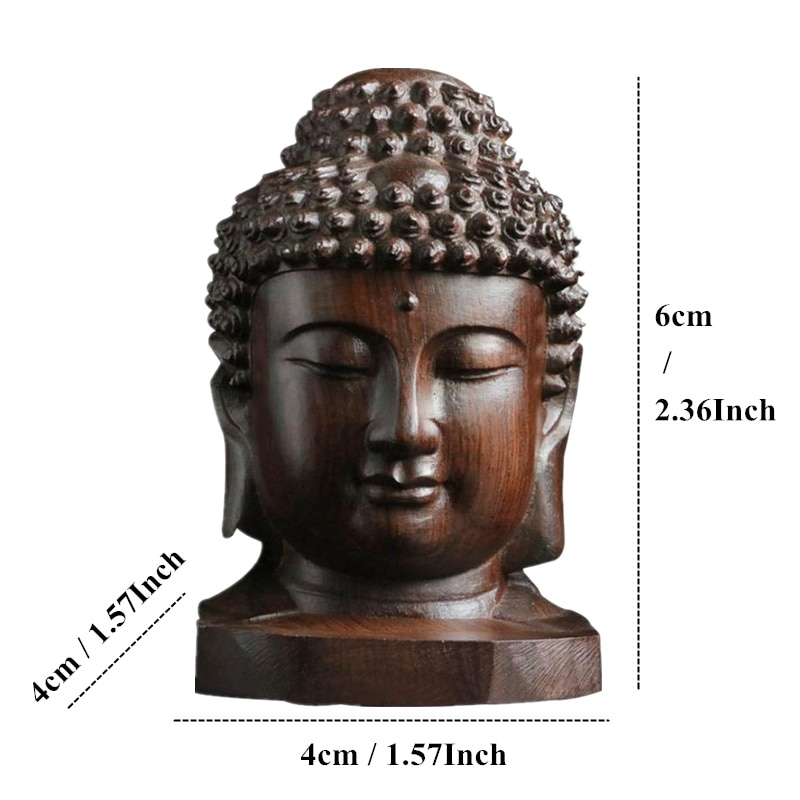 1/2pcs Wooden Sakyamuni Statue - Art Craft India recension och pris