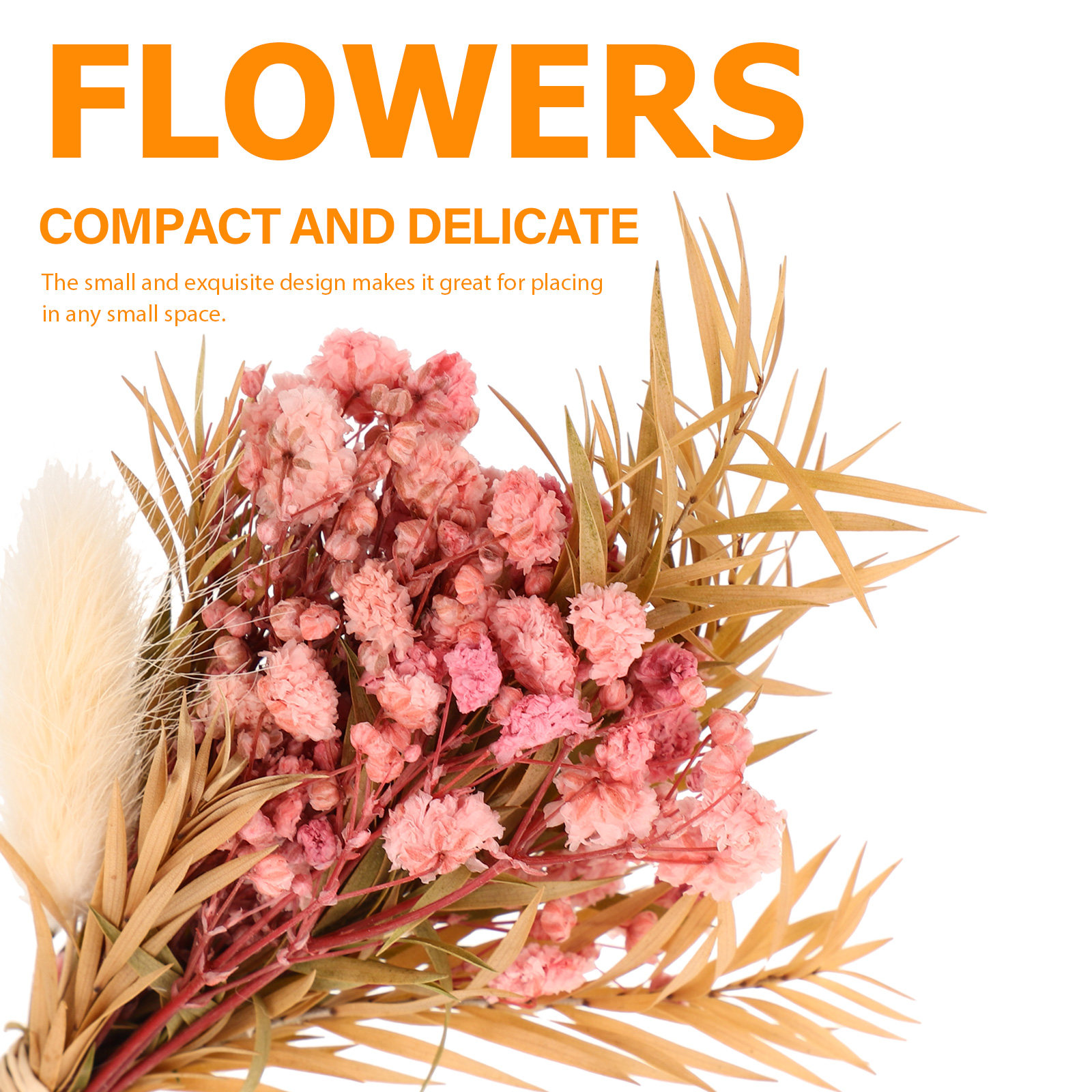 3Pcs Mini Dried Floral Bouquet - Art Craft Vase recension och pris