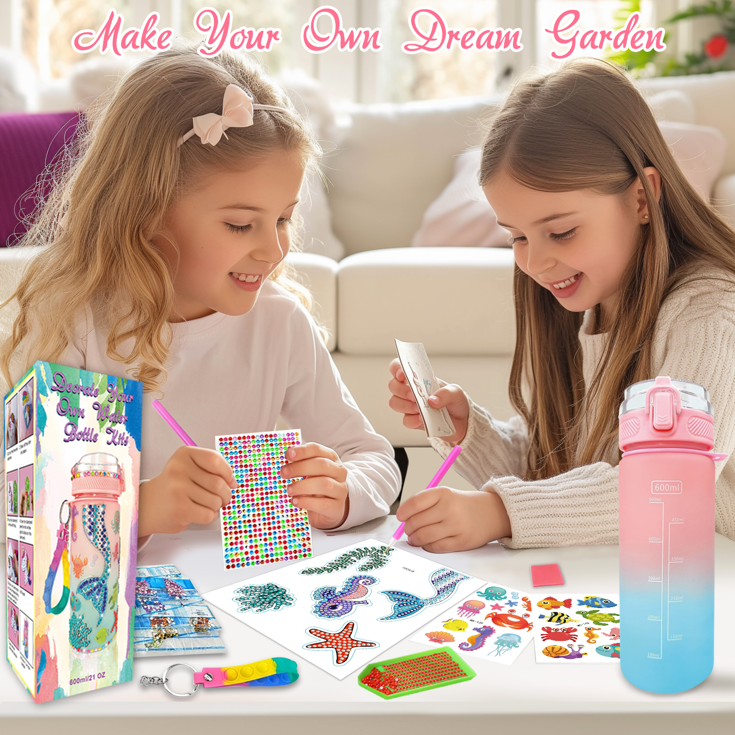 Decorate Your Own Water Bottle - Art Craft Kits For Kids recension och pris