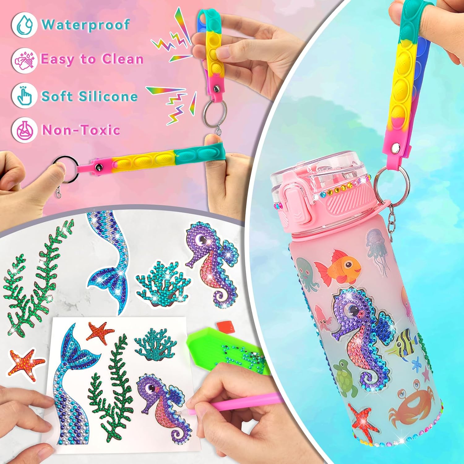 Decorate Your Own Water Bottle - Art Craft Kits For Kids recension och pris