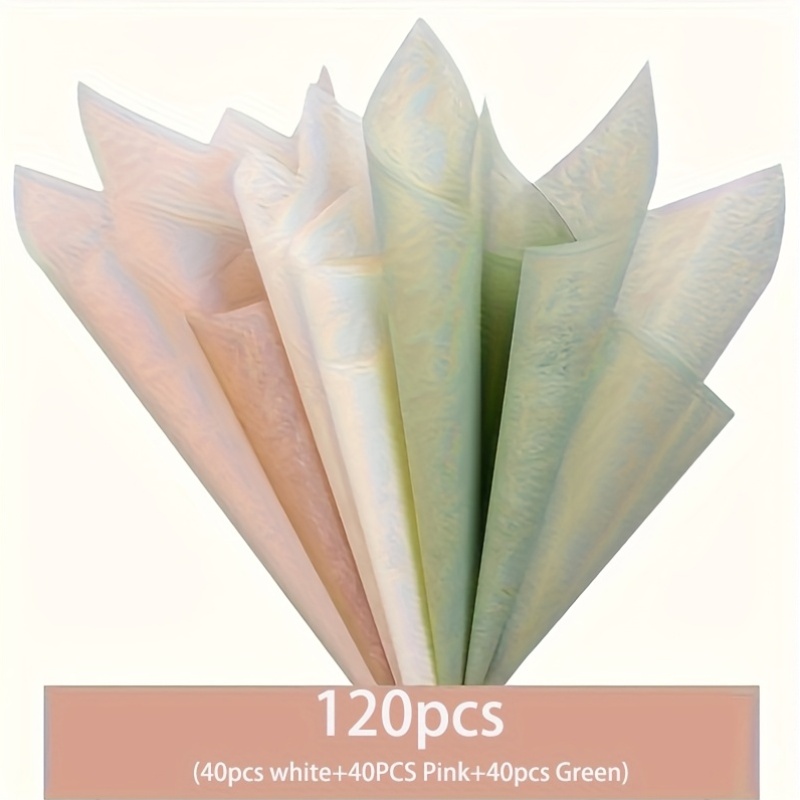 120Pcs - Removable Flower Wrap - Art Craft Paper recension och pris