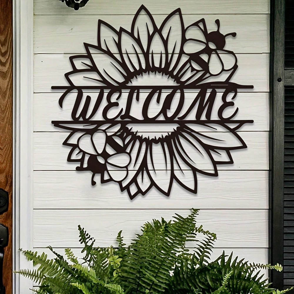 Boho Style Welcome Metal Wall  - Art Craft Room recension och pris