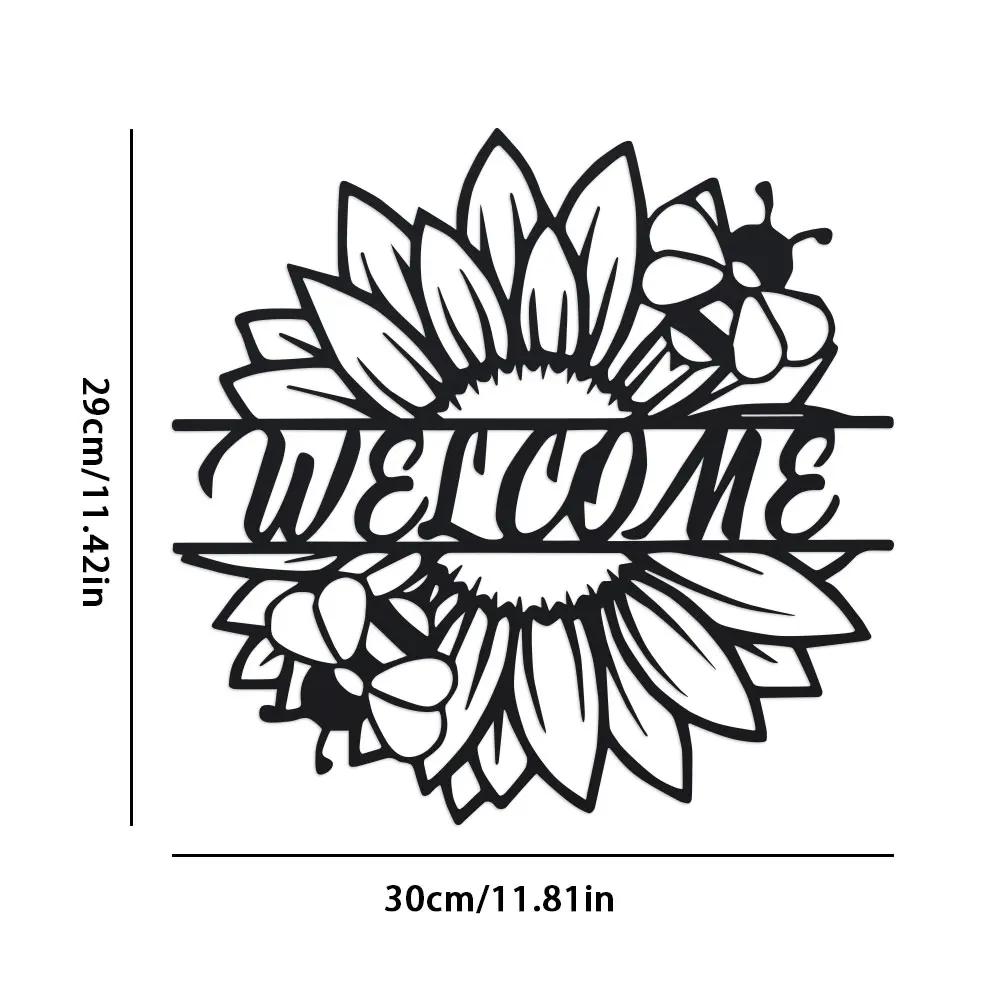 Boho Style Welcome Metal Wall  - Art Craft Room recension och pris