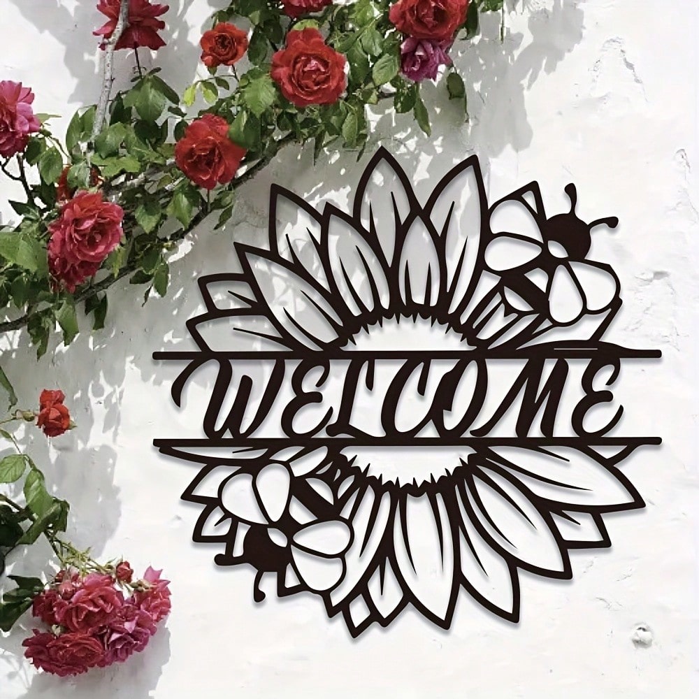 Boho Style Welcome Metal Wall  - Art Craft Room recension och pris